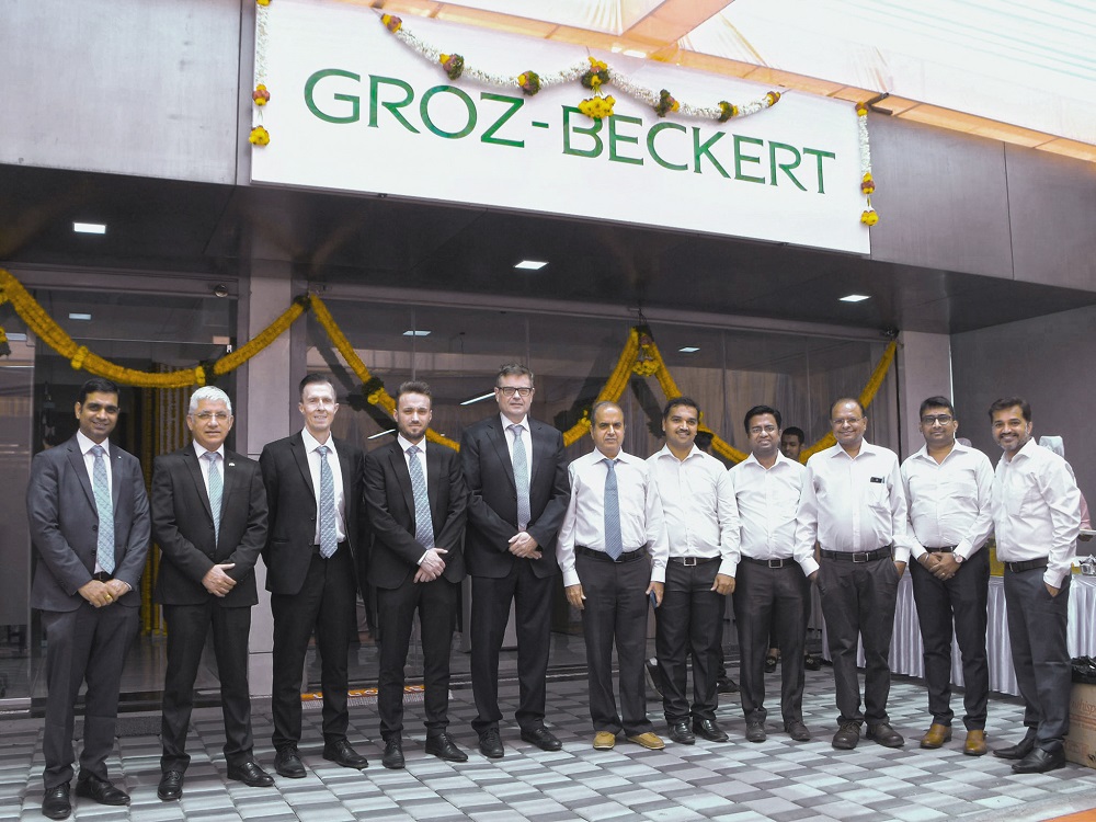 Inauguration of GrozBeckert’s first weaving showroom in India Groz